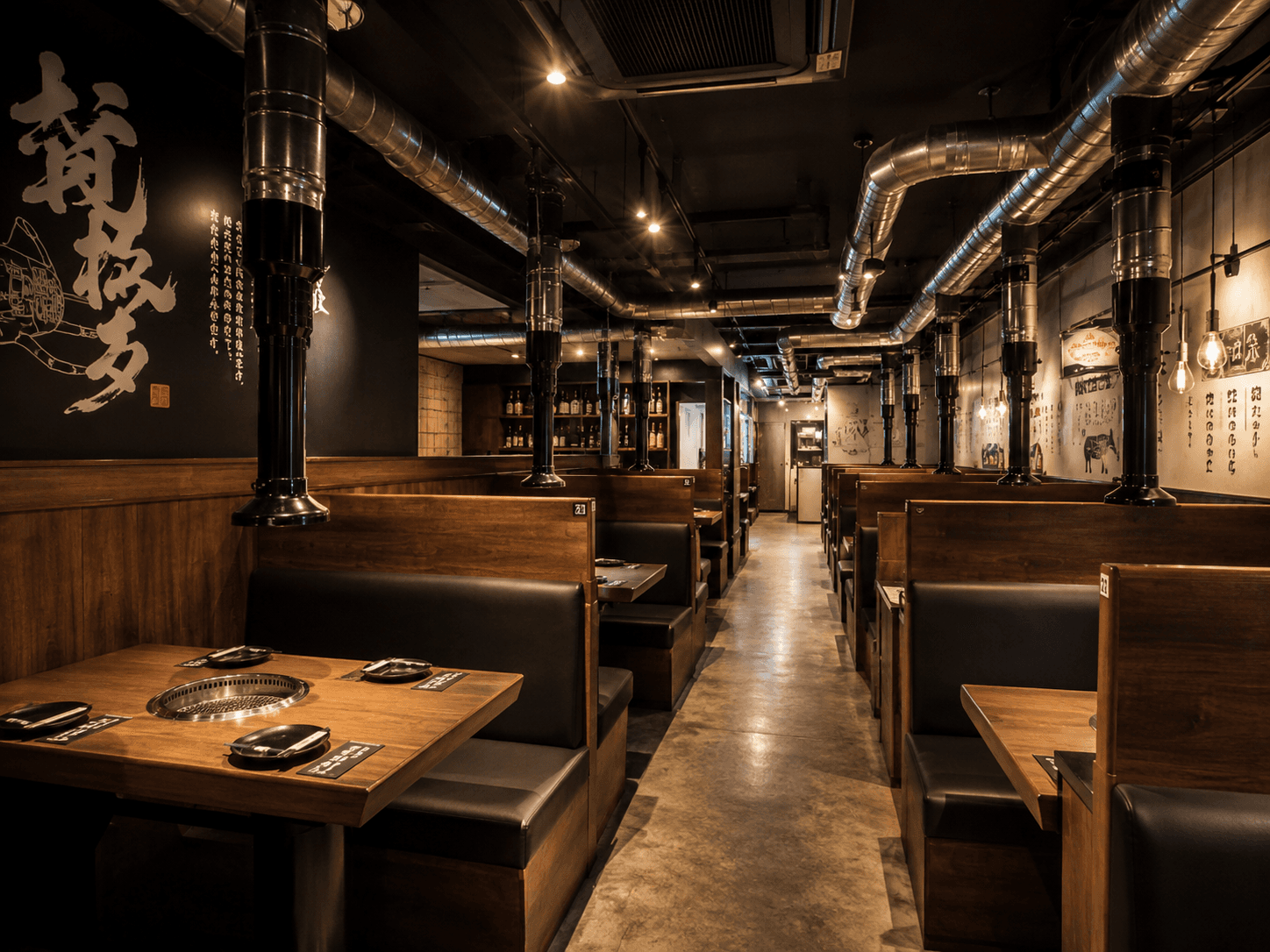 焼肉店 新規出店内装工事